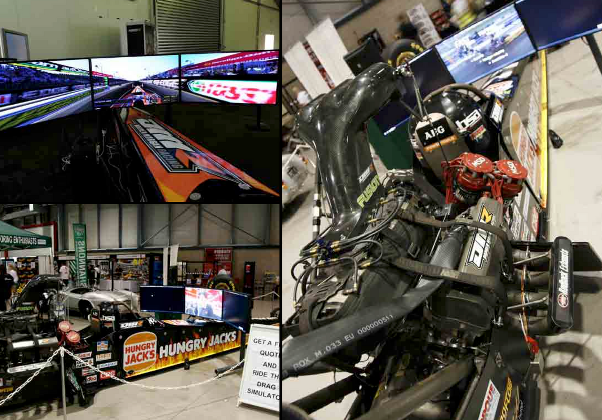 The real Top Fuel simulator experience